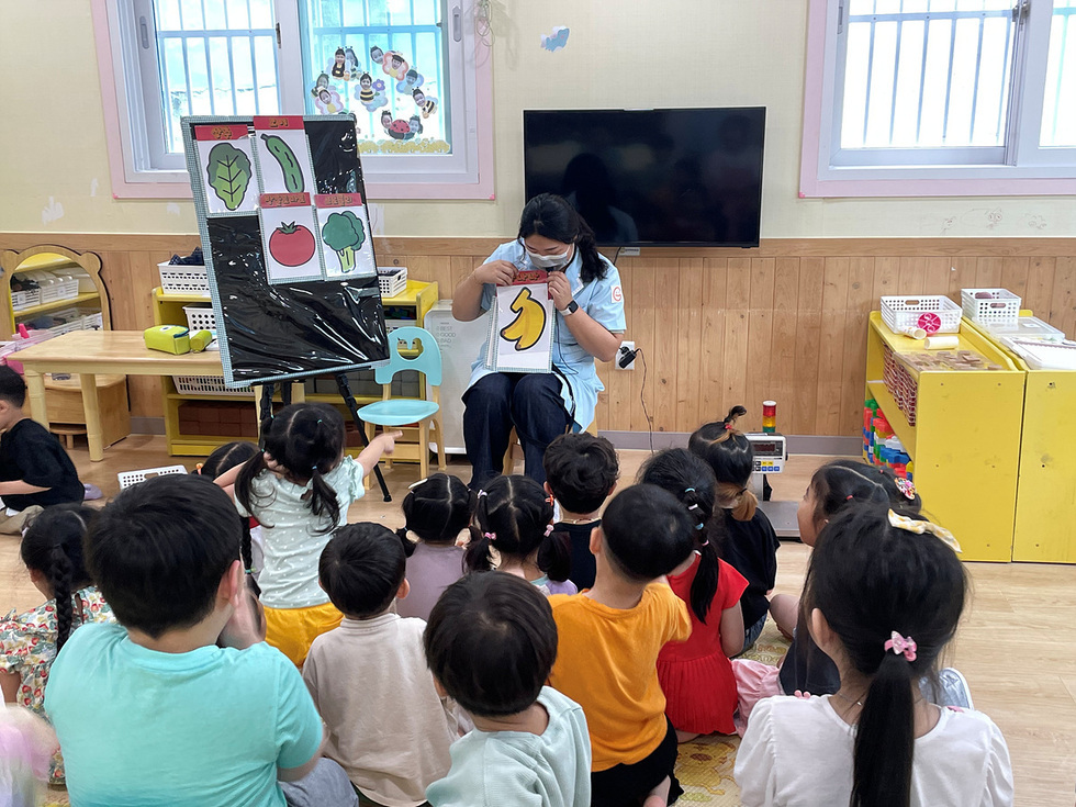 여수시어린이급식관리지원센터, 어린이 영양교육 진행